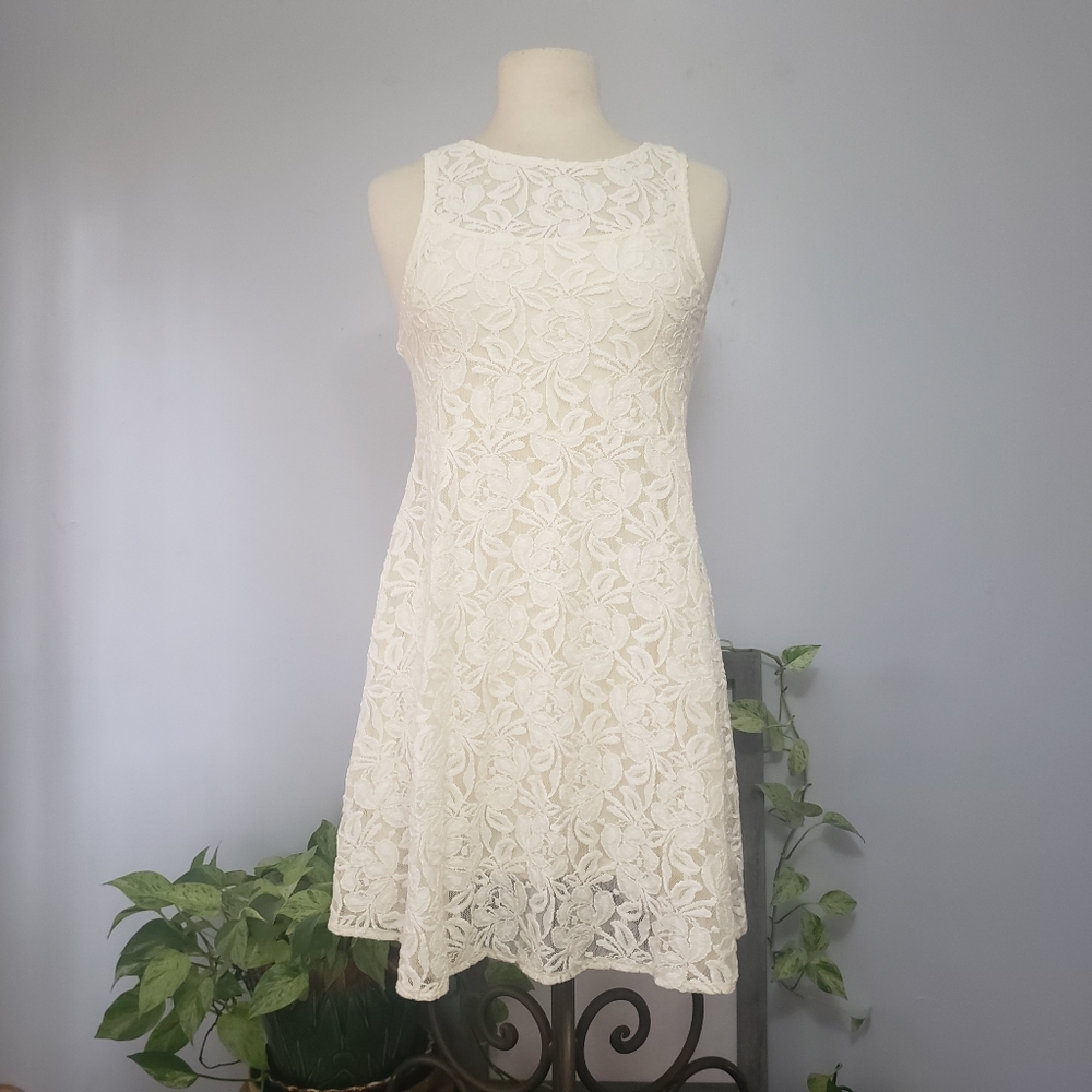 Free People | Ivory Miles of Lace Dress - Women XS NEW